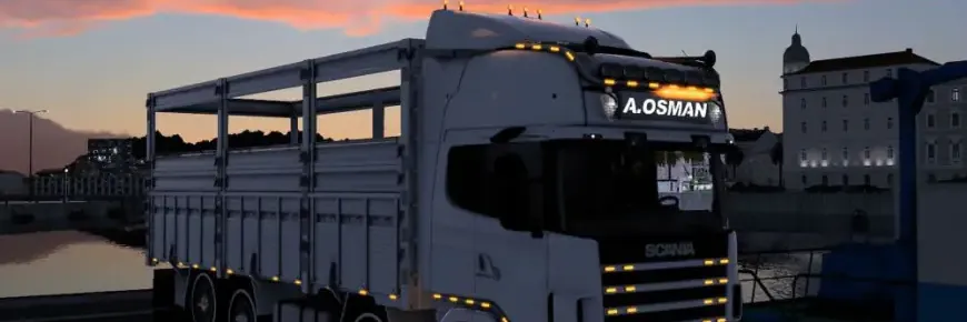 Scania 124L 420 Topline 8×2
