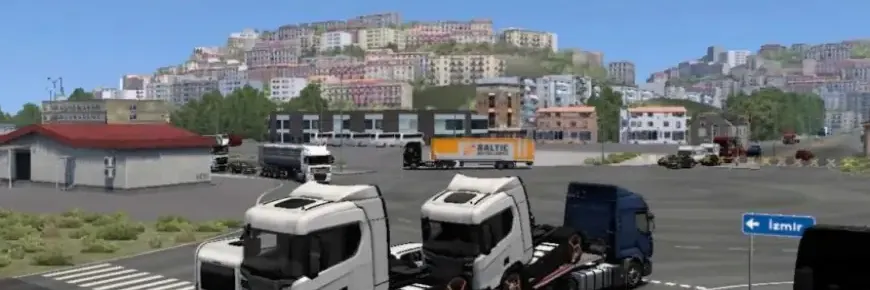 İzmir-Kuşadası Harita Modu Rason Map v1.1 ETS2 1.55