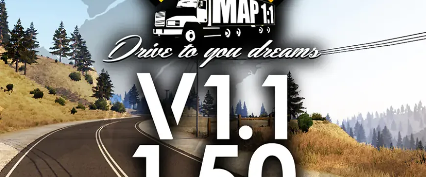[ETS 2] DreamLand Map v1.1 / 1.50| 1:1 Scale