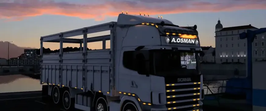 Scania 124L 420 Topline 8×2