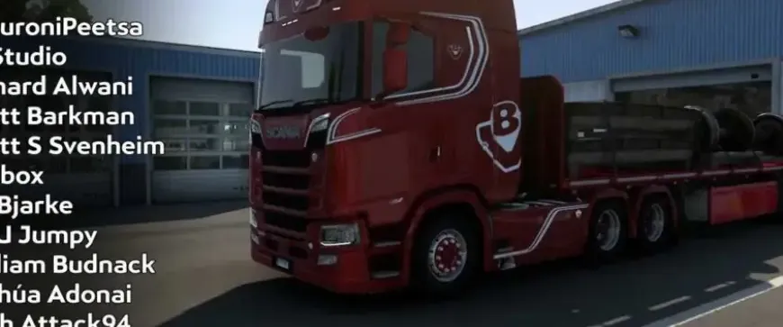 Scania V8 Kurt Egzoz ETS2 1.47