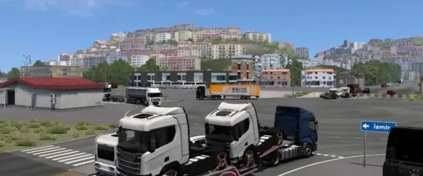 İzmir-Kuşadası Harita Modu Rason Map v1.1 ETS2 1.55