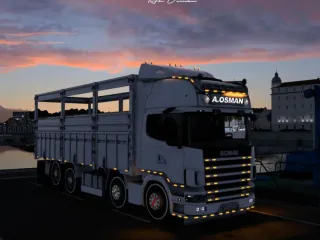 Scania 124L 420 Topline 8×2