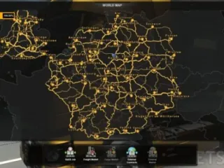 FULL SAVE GAME (every dlc) ETS2 1.47 for TMP