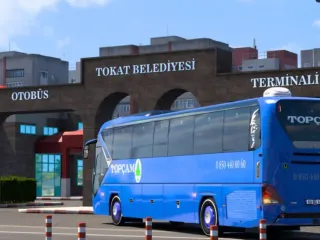 NEW NEOPLAN TOURLİNER C13 BLUE TOPCAM SKİN PACK
