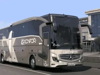 Mercedes Benz Travego 16 SHD Euro 6 Konfor Turizm New Skin ETS2
