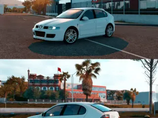 Seat Leon Cupra 2003 with popcorn 2.2 1.54x