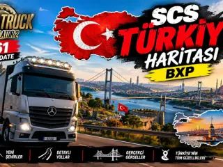 SCS ETS2 Türkiye Haritası BXP 1.61