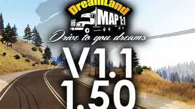 [ETS 2] DreamLand Map v1.1 / 1.50| 1:1 Scale
