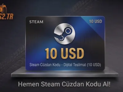 Steam 10 Dolar Cüzdan Kodu