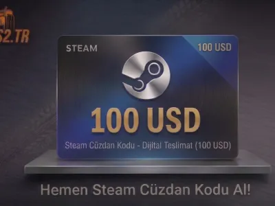 Steam 100 Dolar Cüzdan Kodu