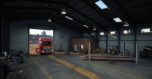 Euro Truck Simulator 2 - 1.62 Güncellemesi: Yeni Garajlar